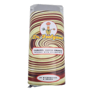 Dr. Feelgood – Barra de chocolate crujiente con café y caramelo