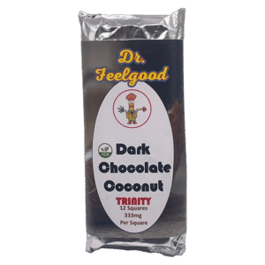 Dr. Feelgood – Barra de chocolate negro y coco