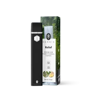 Vaporizador Premium Relief CBD+CBN – Mezcla de valeriana y jengibre (1 ml)