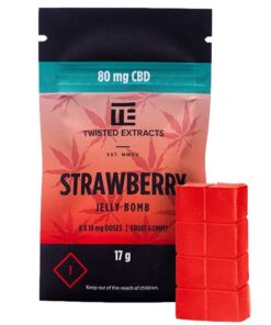Twisted Extracts – Bomba de gelatina de fresa con CBD